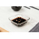 SALSERO VIDRIO CUADRADO 80ML