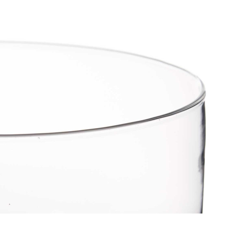 TARRINA CRISTAL CILINDRO 20CM DIAM X 10CM