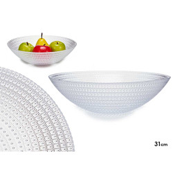 ALLURE 31CM GLASS BOWL