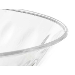 BOL EN PLASTIQUE POINTS 28CM TRANSPARENT