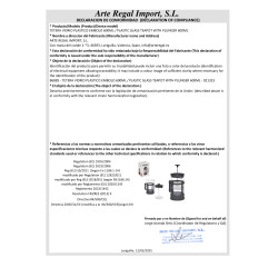 TETERA VIDRIO PLASTICO EMBOLO 600ML