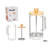 TEIERA INFUSORE BOROSILICATO COPER. BAMBÙ 600ML