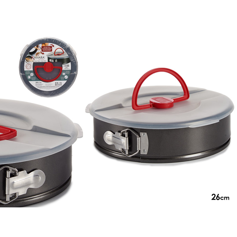 ROUND IRON TARTER MOULD WITH LID