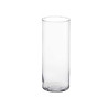 VASO DI VETRO CILINDRICO 25CM DIAM 10CM