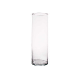 VASO DI VETRO CILINDRICO 30CM DIAM 10CM 