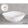 SQUARE OPAL BOWL 27CM