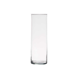 VASO DI VETRO CILINDRICO 30CM DIAM 10CM 