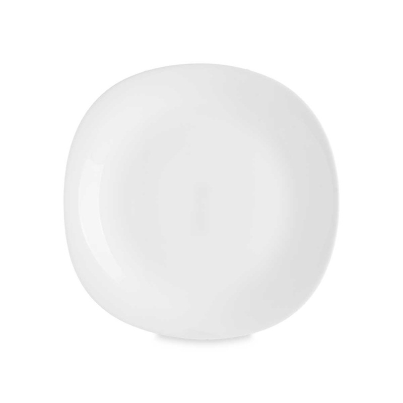 ASSIETTE PLATE CARRÉ OPALE 28CM