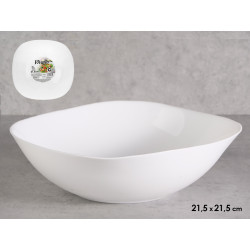 TAÇA QUADRADA OPAL 21,5X21,5CM