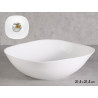 SQUARE BOWL OPAL  21,5X21,5CM