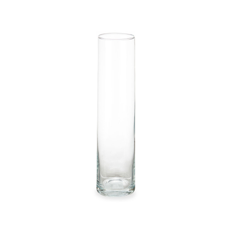 VASE VERRE CYLINDRE 40CM DIAM 10 CM 