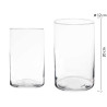 JARRON CRISTAL CILINDRO 12CM DIAM X 20CM
