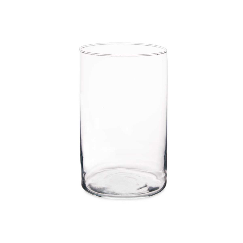 VASO DI VETRO CILINDRO 20CM DIAM 12 CM 