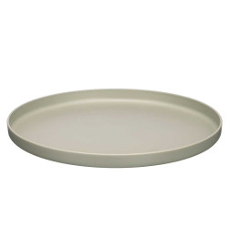 ASSIETTE PLATE GRIS 25CM DIAM