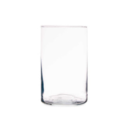 JARRON CRISTAL CILINDRO 12CM DIAM X 20CM