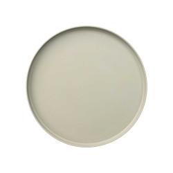 GREY DINNER PLATE 25CM DIAM