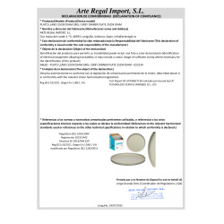 ASSIETTE PLATE GRIS 25CM DIAM