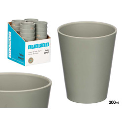 VERRE CONIQUE GRIS 200ML