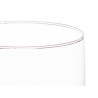 20CM DIAM 12 CM CYLINDER GLASS VASE