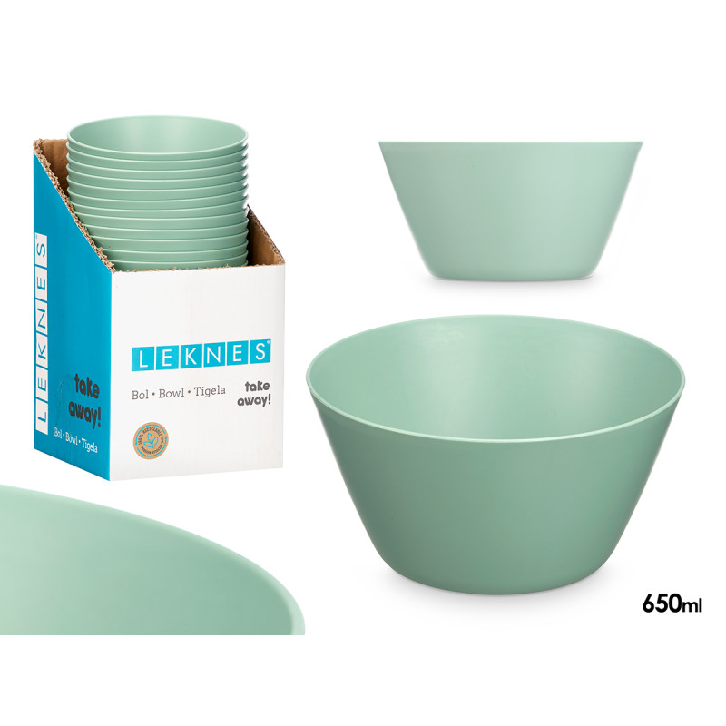 BOL CONICO PEQ VERDE 650ML