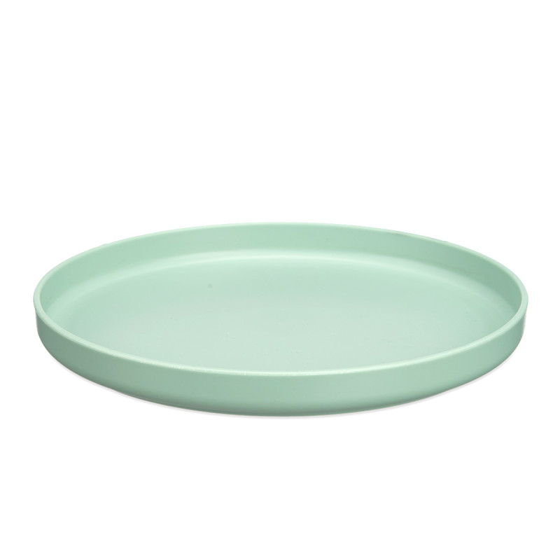 PLATO LLANO 19,5CM DIAM VERDE