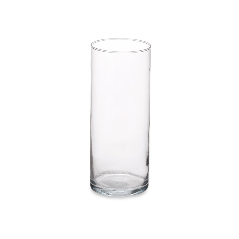 VASO DI VETRO CILINDRICO 30CM DIAM 12 CM 