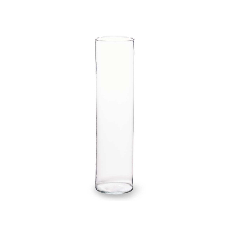 JARRON CRISTAL CILINDRO 12CM DIAM X 40CM