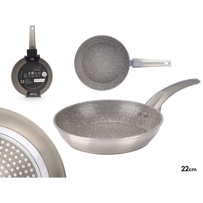 POÊLE ANTIADHÉSIVE INDUCTION ALUMINIUM FORGÉ 22CM