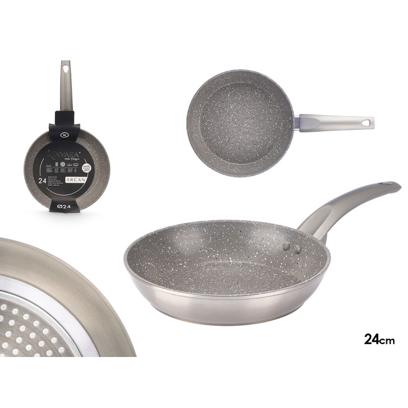 POÊLE ANTIADHÉSIVE INDUCTION ALUMINIUM FORGÉ 24CM