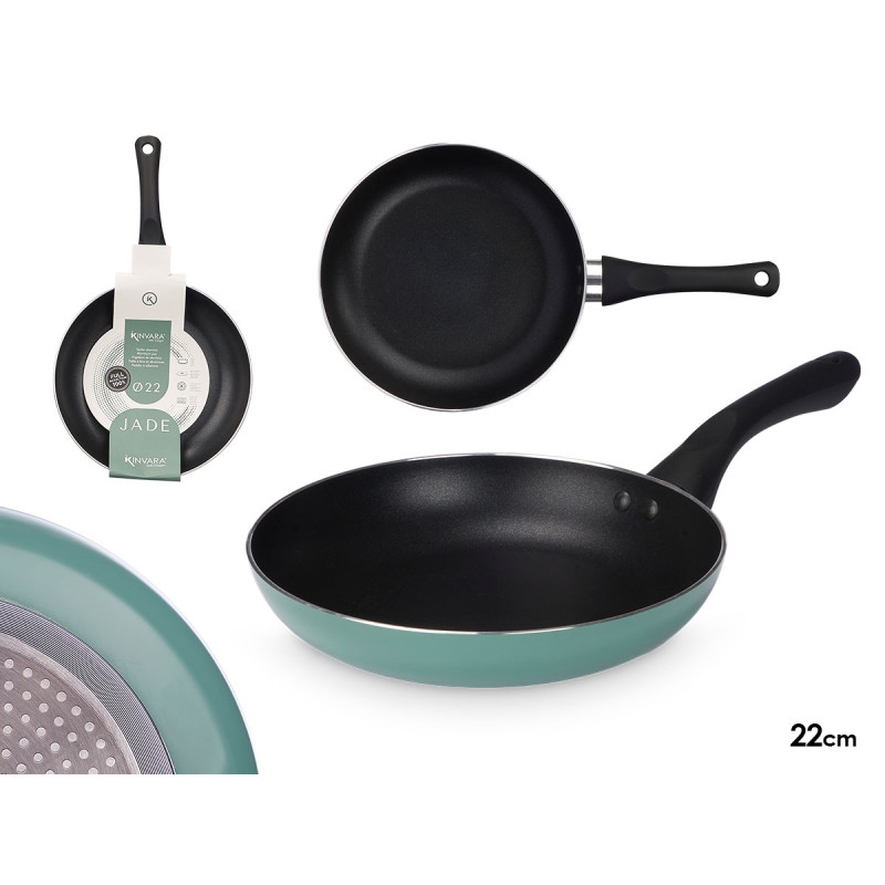 POÊLE ANTIADHÉSIVE INDUCTION ALUMINIUM PRESSÉ 22CM