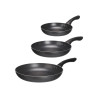 SET 3 SARTENES ALUMINIO NEGRO