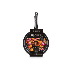 SET 3 FRYPANS ALUMINIUM RED  