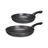 SET 2 SARTENES ALUMINIO NEGRO 