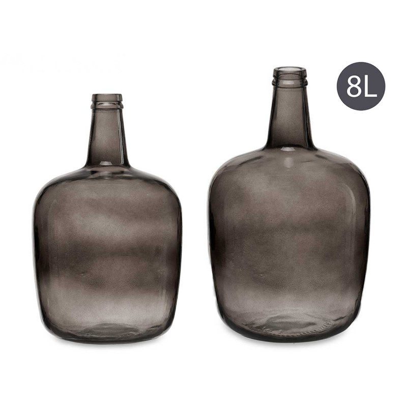 GARRAFA CRISTAL 8 L GRIS