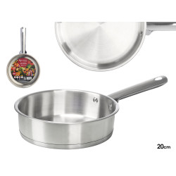 PADELLA PROFONDA ACCIAIO INOX 20CM