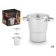 COUSCOUSSIER 2,5L EN ACIER INOXYDABLE
