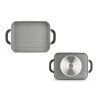 GRAY ROASTER 32X25CM DEEP ALUMINIUN INDUCTION