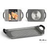 GRAY ROASTER 34X26CM FLAT ALUMINIUN INDUCTION