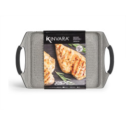 GRAY ROASTER 34X26CM FLAT ALUMINIUN INDUCTION