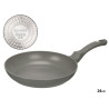GRAY FORGED INDUCTION FRYING PAN 24CM