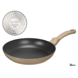 POELE A INDUCTION BEIGE FORGEE 26CM