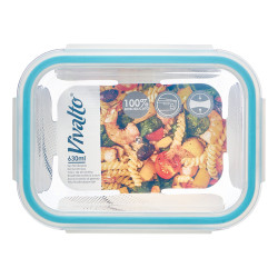 HERMETIC BOROSILICATE LUNCH BOX 630ML