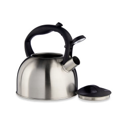 CHALEIRA AÇO INOX 2,5L ASA PLASTICO