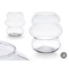 VASO VETRO BOLLA LARGO 25CM