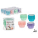 CONJ 100 MOLDES PAPEL 8CM SORT 4