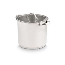 PENTOLA INDUZIONE COPERCHIO VETRO 24CM