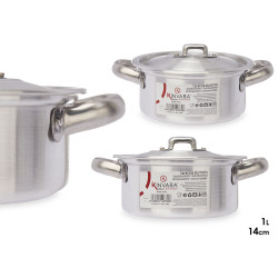 CAÇAROLA 14 CM 1 L ALUMINIO