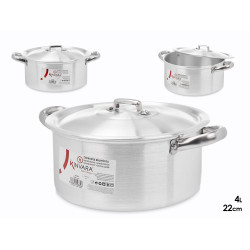 CASSEROLE 22 CM 4 L ALUMINIUM