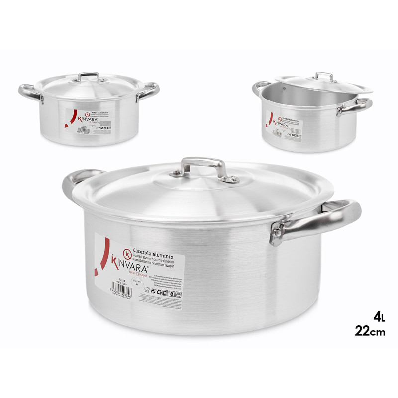 ALUMINIUM SAUCEPAN 22 CM 4 L