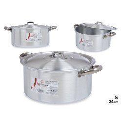 CASSEROLE 24CM 5L ALUMINIUM